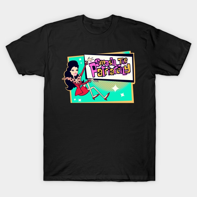 Smash The Patriarchy T-Shirt by LVBart